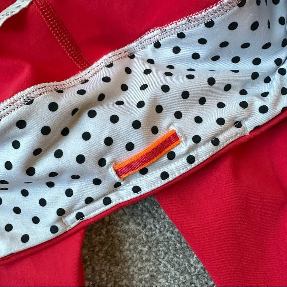 Lululemon Bright Coral Orange Knee Length Leggings